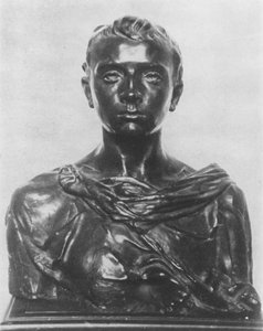 Busto de Paul Claudel como adolescente (bronze)